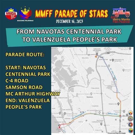 MMFF's Parade of Stars to pass through 4 cities .